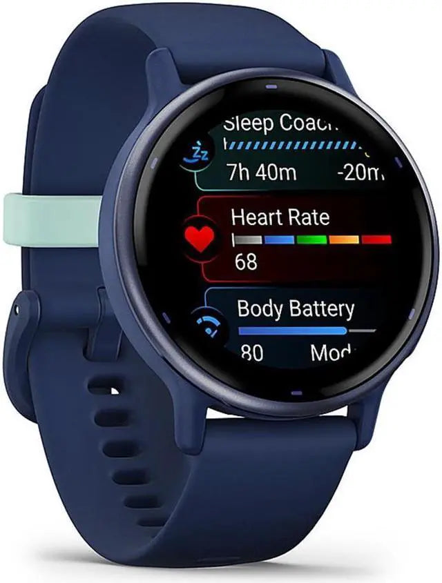 Garmin vívoactive 5, Health and Fitness GPS Smartwatch (Navy)