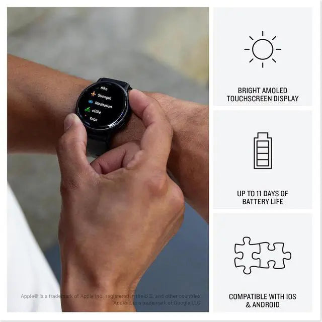 Garmin vívoactive 5, Health and Fitness GPS Smartwatch (Navy)