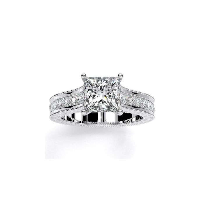 Edelweiss Princess Lab Diamond Engagement Ring (IGI Certified)